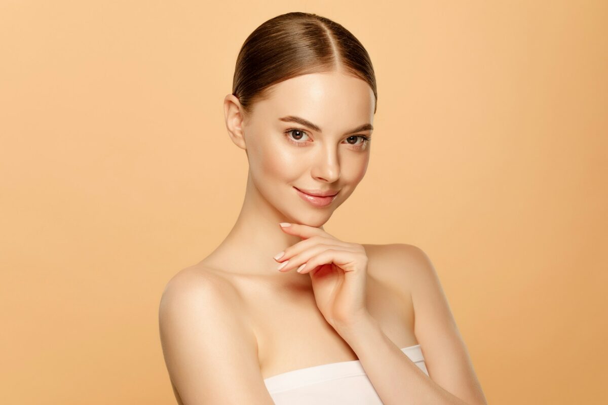 Woman with smooth, youthful skin representing the natural-looking results of Sculptra Aesthetic injections.